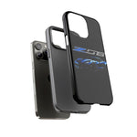 Blue C7 Z06 Sports Car Tough Phone Case Track Style Cover Gift