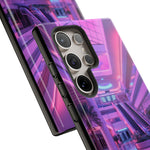 Empty Mall Escalator Vaporwave Art Tough Phone Case