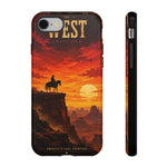 Western Sunset Cowboy Phone Case | Rugged Protective Cover