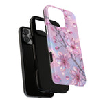 Pink Chrome Cherry Blossom Phone Case | Tough Cover