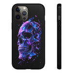Holographic Skull Phone Case, Shattered Glass Iridescent Cover