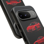 Red MR2 JDM Sports Car Phone Case Tough Multi View