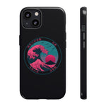 Great Dream Wave Circular Badge Vaporwave Phone Case – Japanese Aesthetic