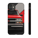 OBS Chevy Truck Victory Red Tough Phone Case