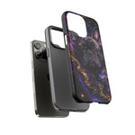 French Bulldog Galaxy Marble Art Tough Phone Case