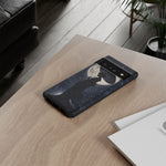 Geisha Parasol Moonlight Art Tough Phone Case