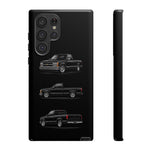 Black Silverado Classic Pickup Tough Phone Case for Chevy Truck Fans