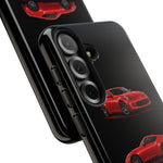 Red 370Z Sports Coupe Tough Phone Case for JDM Enthusiasts