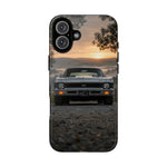 68 Nova SS Phone Case, Silver Muscle Car Misty Dawn Gravel Road Cover