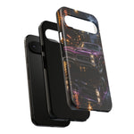 67 GTO Phone Case Purple, Rainy City Night Muscle Car Tough Cover