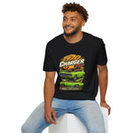1970 Charger Classic Car T-Shirt — Vintage Muscle Car Graphic Tee