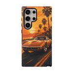 Orange Corvette C3 Stingray Sunset Palms Phone Case