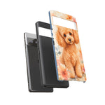 Miniature Poodle Whimsical Watercolor Art Tough Phone Case