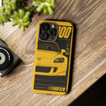 S2000 Spa Yellow Retro 90s JDM Car Tough Phone Case