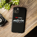 Silver C6 Z06 Phone Case for Chevy Fans, Tough Cover