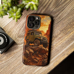 Land Cruiser FJ40 Classic 4x4 Red Rock Canyon Art Tough Phone Case