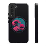Great Dream Wave Circular Badge Vaporwave Phone Case – Japanese Aesthetic