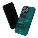 Teal Supra Phone Case, MK4 90s JDM Legend Tough Protective Cover for Men