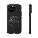1978 Trans Am Phone Case Featuring Black Firebird Muscle Car Artwork