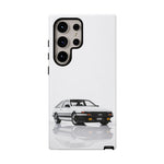 White AE86 Phone Case, JDM Drift Icon Tough Cover