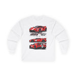 2018 Ford GT Red Sports Cars Racing Graphic Long Sleeve T-Shirt