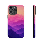 Pastel Mountain Haze Vaporwave Art Tough Phone Case