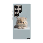 Fluffy Persian Kitten phone case | Tough Cases