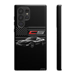 Black C5 Phone Case American Sports Car Tough Cover Gift