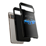 Rapid Blue C8 Corvette Vector Tough Phone Case
