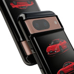 Red MR2 JDM Sports Car Phone Case Tough Multi View