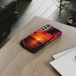 Basketball Court Sunset Phone Case | Tough Phone Case