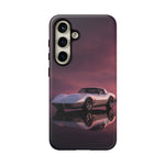 Soft White C3 Corvette Mauve Sky Phone Case
