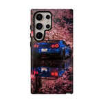 R35 GT-R Cherry Blossom Night Tough Phone Case - Wet Reflection