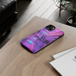 Empty Mall Escalator Vaporwave Art Tough Phone Case