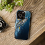 Yellowfin Tuna Phone Case, Deep Sea Fishing Tough Cover for Men