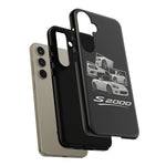 White S2000 Roadster Collage JDM Tough Phone Case Cover Gift
