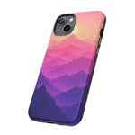 Pastel Mountain Haze Vaporwave Art Tough Phone Case
