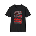 Red 1959 El Camino Classic Car T-Shirt | Vintage Automotive Artwork Tee
