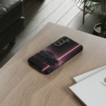 FC RX-7 Pink Neon Fog Column Tough Case