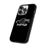 MR2 White Side Silhouette JDM Tough Phone Case Cover Gift