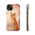 Akita Cherry Blossom Phone Case Sakura Dog Lover Gift