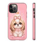 Shih Tzu Princess Kawaii Chibi Puppy Pet Dog Art Tough Phone Case