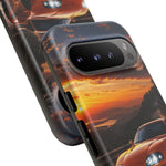 Supra MK4 Orange Touge Night JDM Speed Art Tough Phone Case