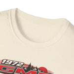 1972 GMC Jimmy SUV Retro Stack T-Shirt — Vintage Off-Road 4x4 Truck Tee