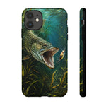 Northern Pike Phone Case, Weed Bed Fishing Strike Cover, Gift