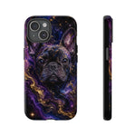 French Bulldog Galaxy Marble Art Tough Phone Case