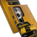 Classic Camaro SS Phone Case, Yellow 69 Muscle Car Cover, Gift for Guys