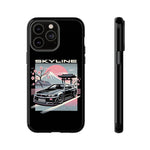 R34 Skyline GT-R Sakura Mountain JDM Tough Phone Case Gift