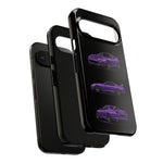 MK4 Supra Phone Case Purple, Three-View Vector Cover