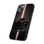 Camaro ZL1 Phone Case, Black Red Racing Stripe Studio Cover, Gift